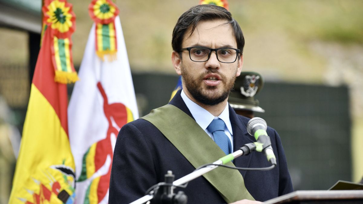 El ministro de Gobierno boliviano