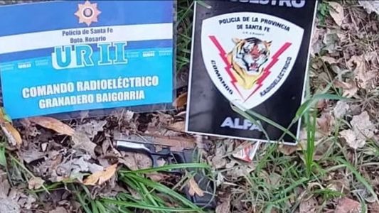 Encuentran un arma en la puerta de un jardín de infantes de Rosario