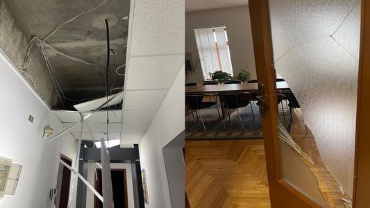 El Gobierno condenó el bombardeo ruso que dañó la sede de la embajada argentina en Ucrania