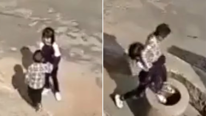 Horror y escozor: una niña de 7 años tiró a un nene de 4 a un pozo