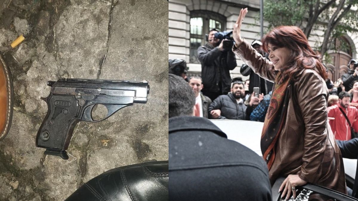 El arma Bersa Thunder calibre.32 que usó Fernando André Sabag Montiel para intentar asesinar a la vicepresidenta Cristina Kirchner no presentaba huellas dactilares. (Foto: Télam).