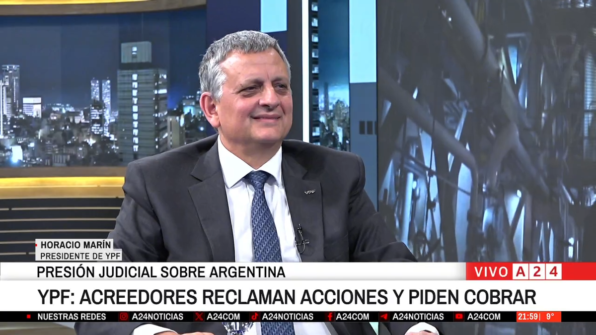 Marín exclusivo en A24: adelantó inversión en YPF para avanzar con el Oleoducto Vaca Muerta Sur