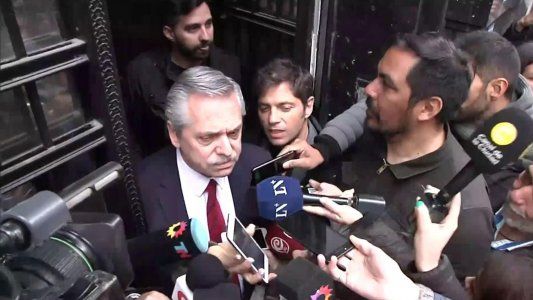 Alberto Fernández no quiso opinar sobre la corrida cambiaria: Esto lo tiene que resolver el Gobierno