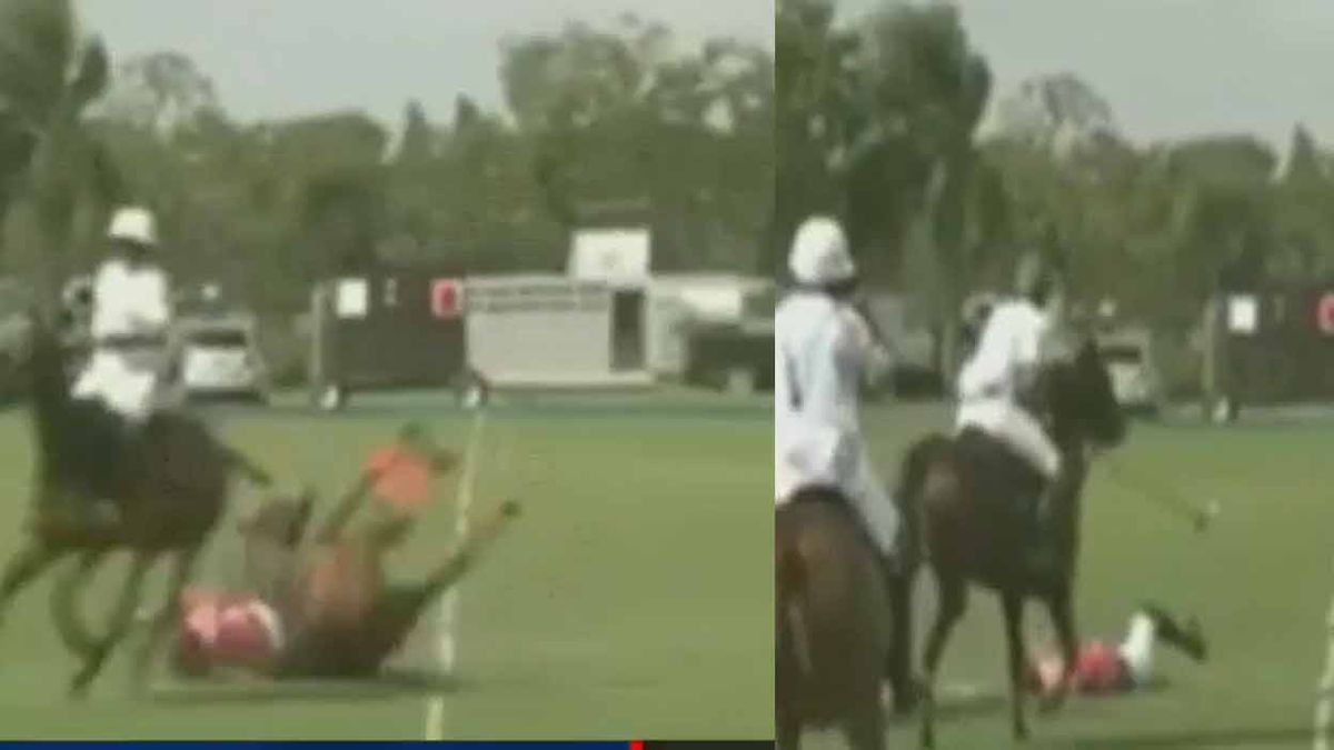 El video del accidente del hijo de las Trillizas de Oro mientras jugaba Polo