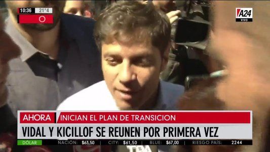 Transición día 4: Vidal se junta con Kicillof y su equipo en La Plata
