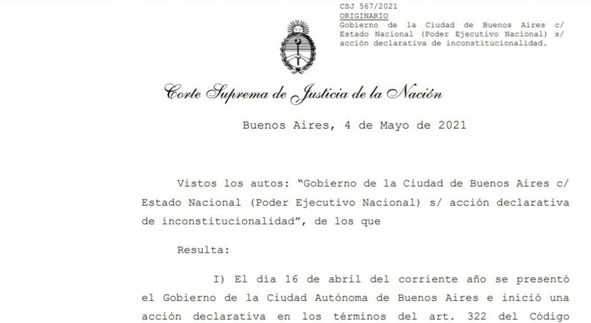 El fallo de la Corte Suprema