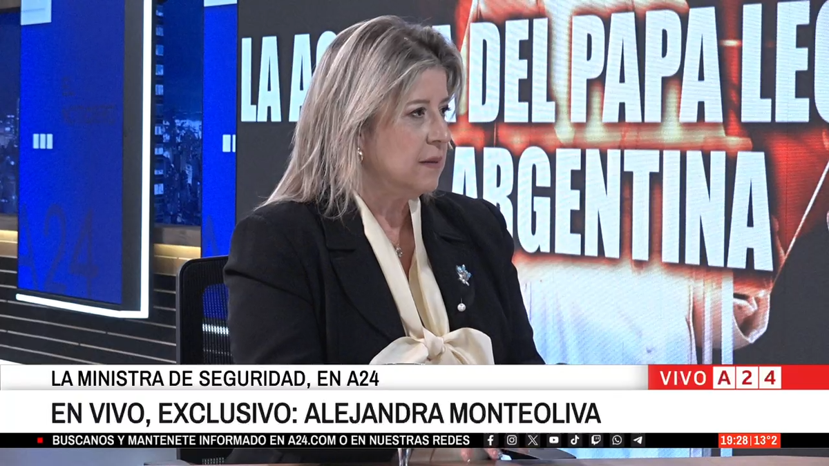 La ministra de Seguridad