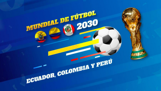 Ecuador le propuso a Colombia y Perú presentar la candidatura para organizar el Mundial 2030