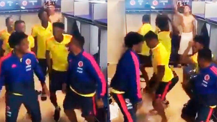 Colombia ATR: los jugadores ensayan el baile más contagioso para festejar los goles
