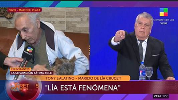 El marido de Lía Crucet dio detalles sobre la salud de la cantante: Me llamó llorando por...