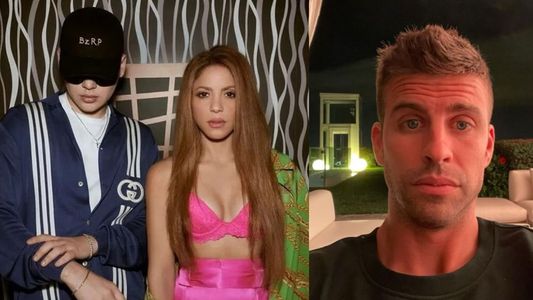 El palito de Piqué para Shakira tras el anuncio de su canción con Bizarrap