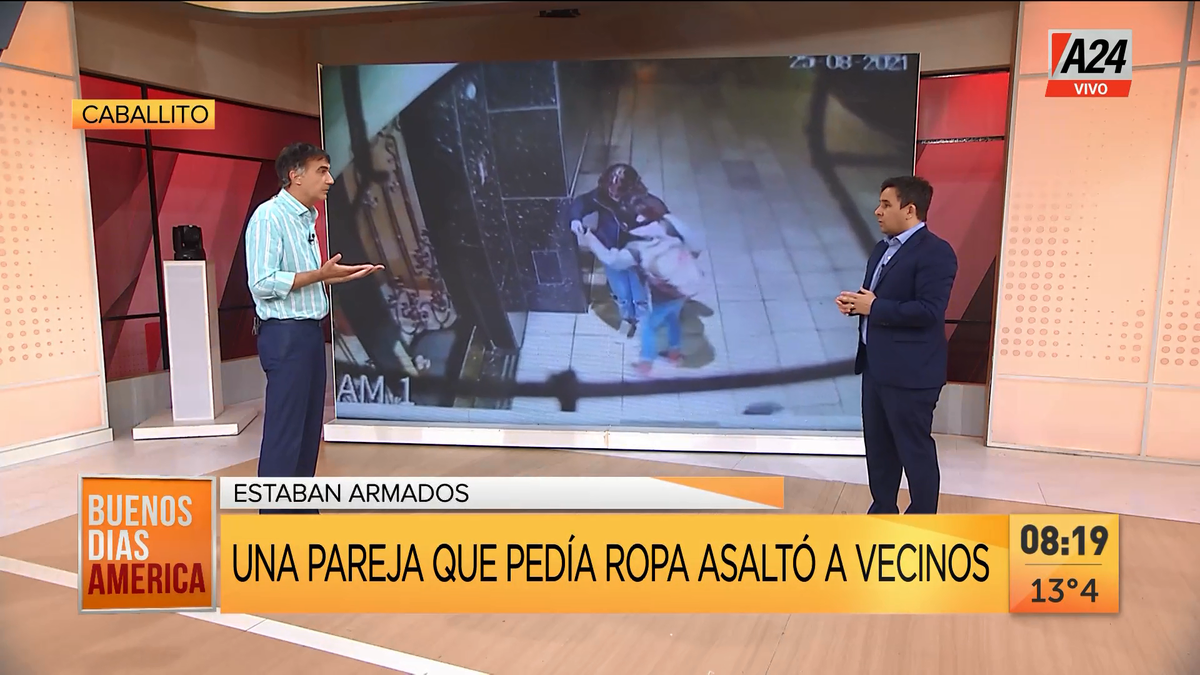 Caballito: cayeron ladrones que pedían ropa para robar. (Captura de Tv)