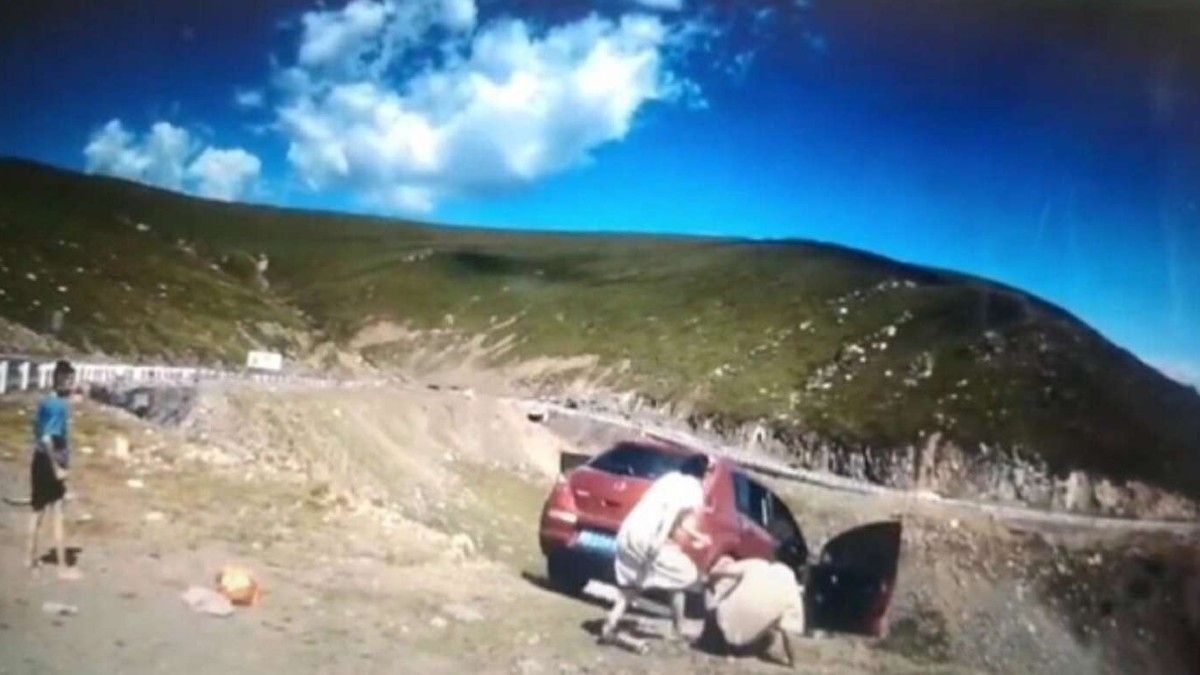 La terrible escena fue captada por una cámara de seguridad.&nbsp;