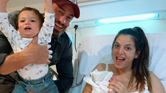 Belu Lucios dio a luz a su segundo hijo, Benjamín