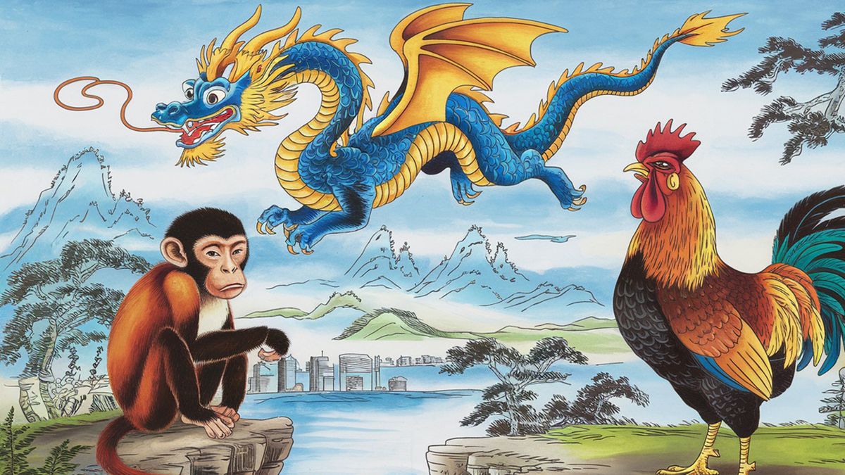 Hoy para el hor&oacute;scopo chino es un d&iacute;a de transformaci&oacute;n para los signos del Drag&oacute;n, Mono, y Gallo. (Foto: Ideogram)