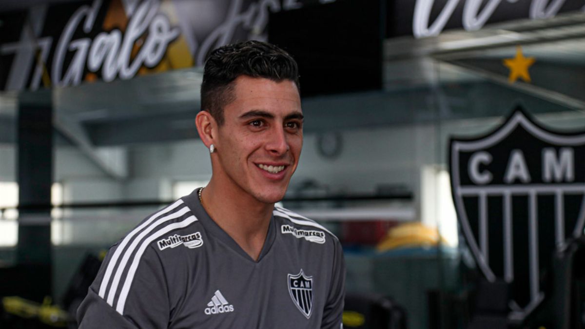 Pavón fue presentado en Atlético Mineiro.