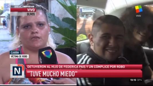 Tremendo relato de la víctima del robo del hijo de Federica Pais