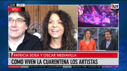 Patricia Sosa y Mediavilla, cuarentena y crisis en la industria: Pasen música argentina