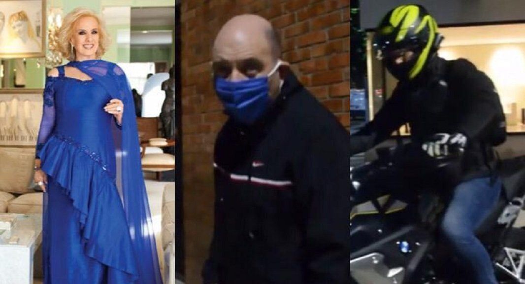 Video: Así se retiraban Nacho Viale y Carlos Rottemberg de la casa de Mirtha Legrand