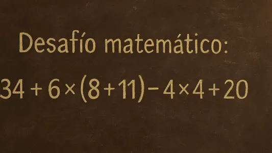 Desafío matemático: ¿en cuánto tiempo lográs resolverlo?
