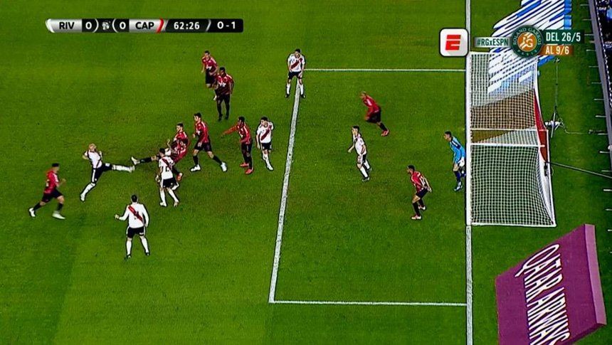 El VAR debutó en la Recopa Sudamericana con un penal para River