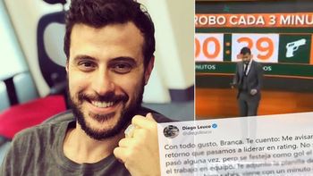 Diego Leuco afligido tras que se hiciera viral un desafortunado gesto al aire: No festejé la cantidad de contagios, si no que lideramos en audiencia