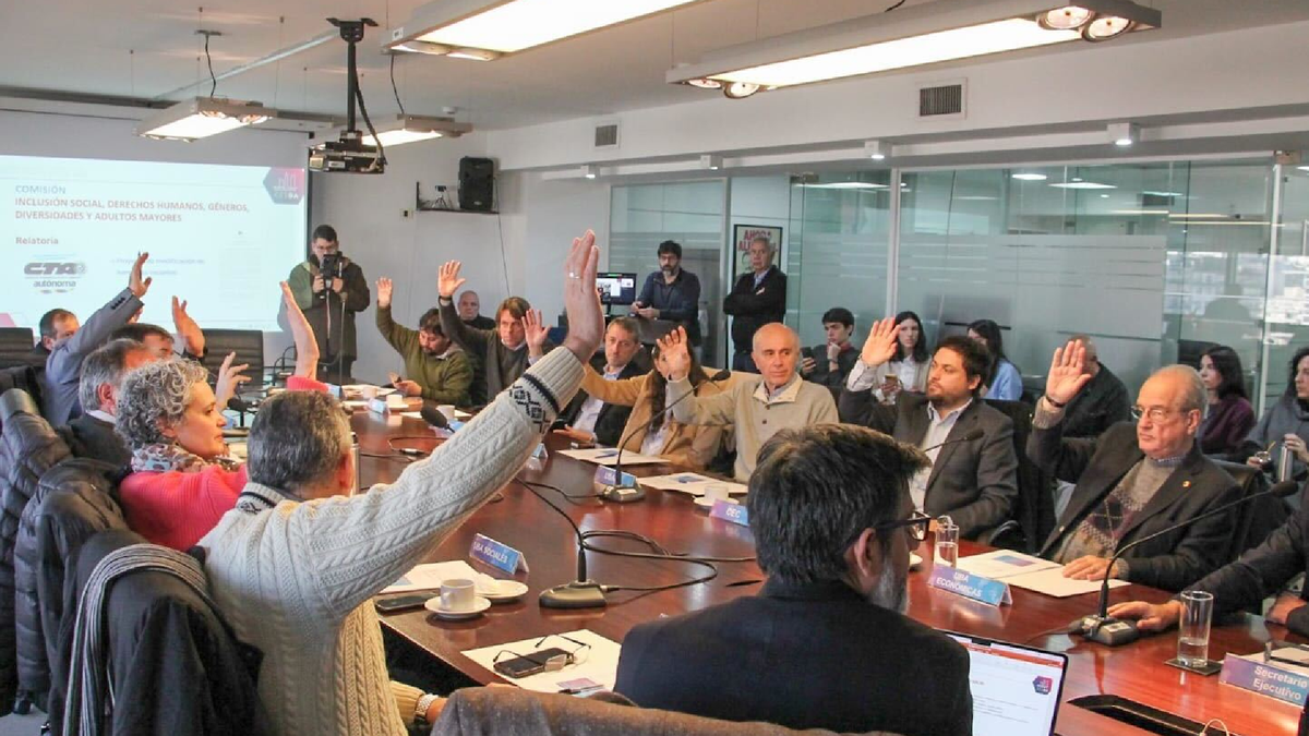 Se realizó la segunda Asamblea del Consejo Económico y Social de la Ciudad de Buenos Aires. (Foto: captura)