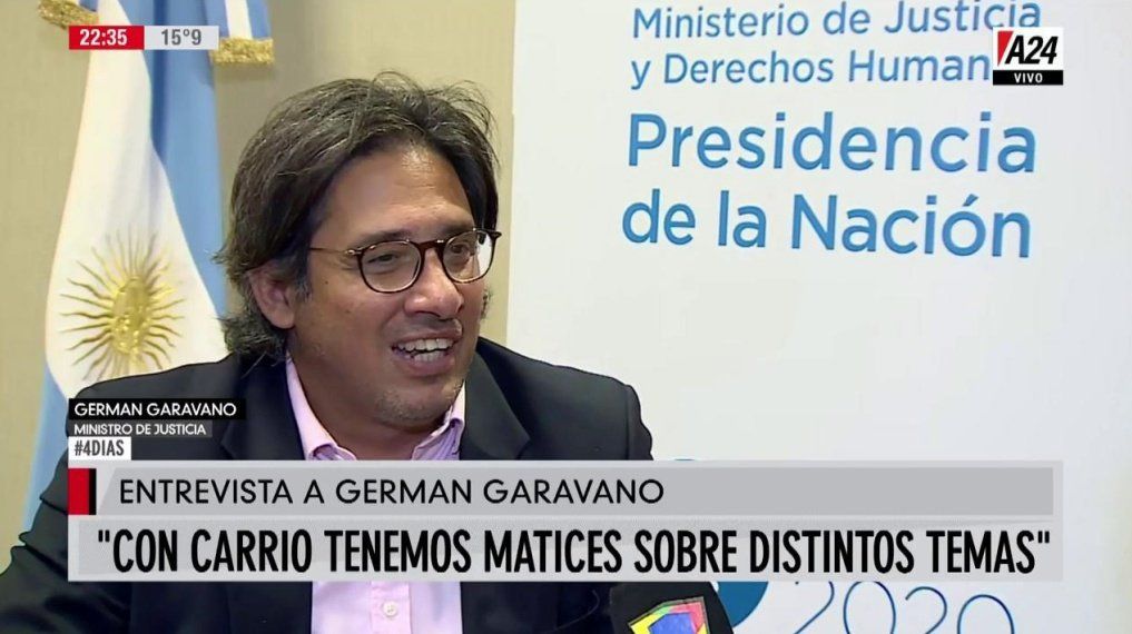 Garavano sobre Ramos Padilla: Tiene que evaluar el Consejo de la Magistratura, el Gobierno siempre ha sido institucionalista