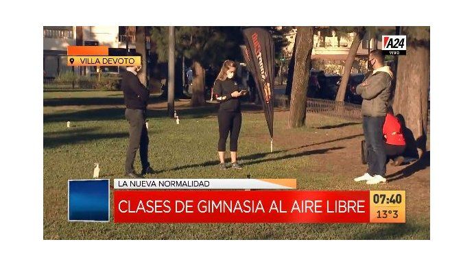Desde este martes vuelven las clases de gimnasios, pero al aire libre