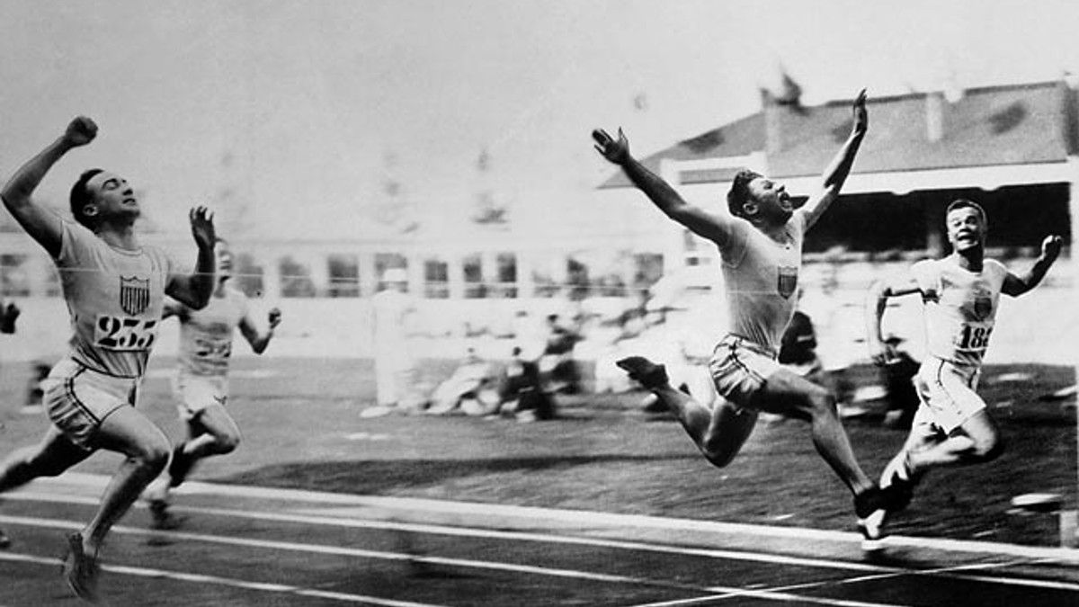 Charles Paddock ganó los 100 metros en Amberes 1920.