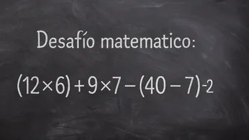 Desafío Matemático: esta operación pone a prueba tu cálculo mental