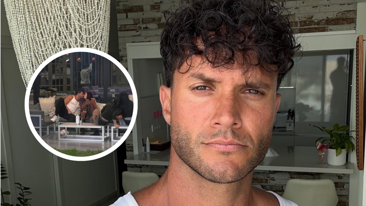El fogoso beso de Fabio con una jugadora de Gran Hermano que revolucionó la casa