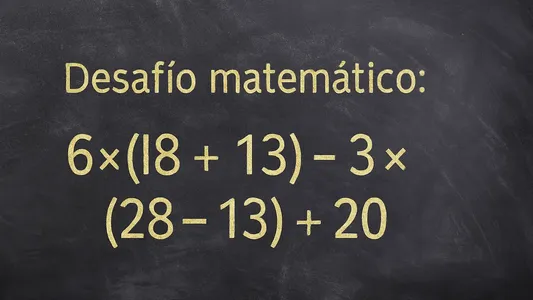 Desafío Matemático: este cálculo tiene su clave en los paréntesis