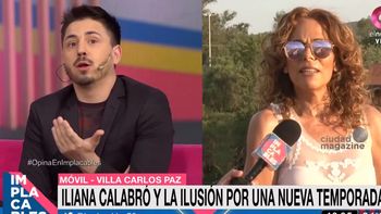 El susto al aire de Iliana Calabró en plena entrevista: Pará, pará
