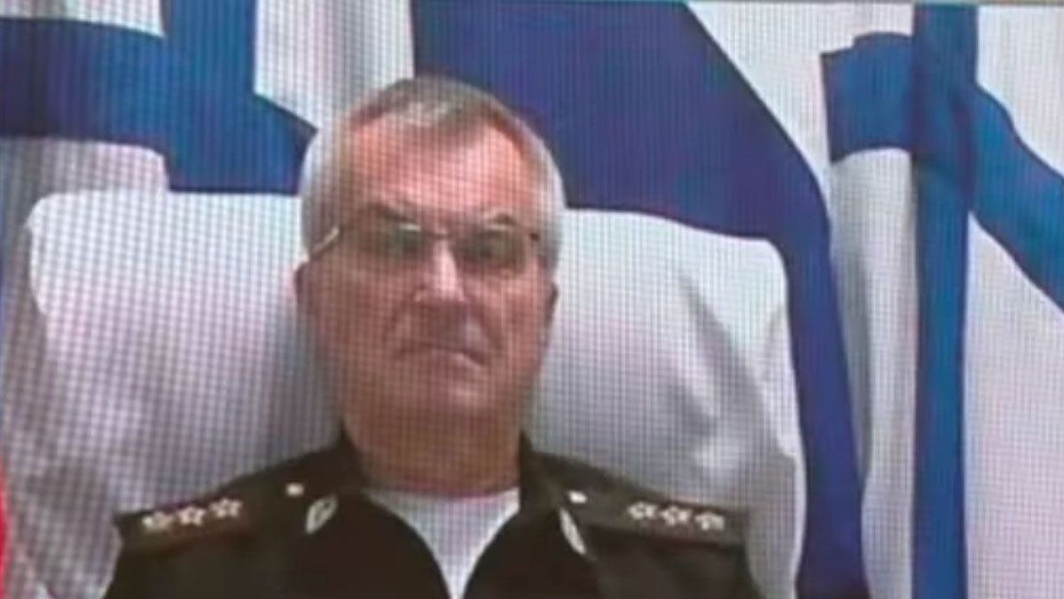 Rusia emitió esta imagen de Viktor Sokolov para decir que sigue vivo. (Foto: Captura de TV)