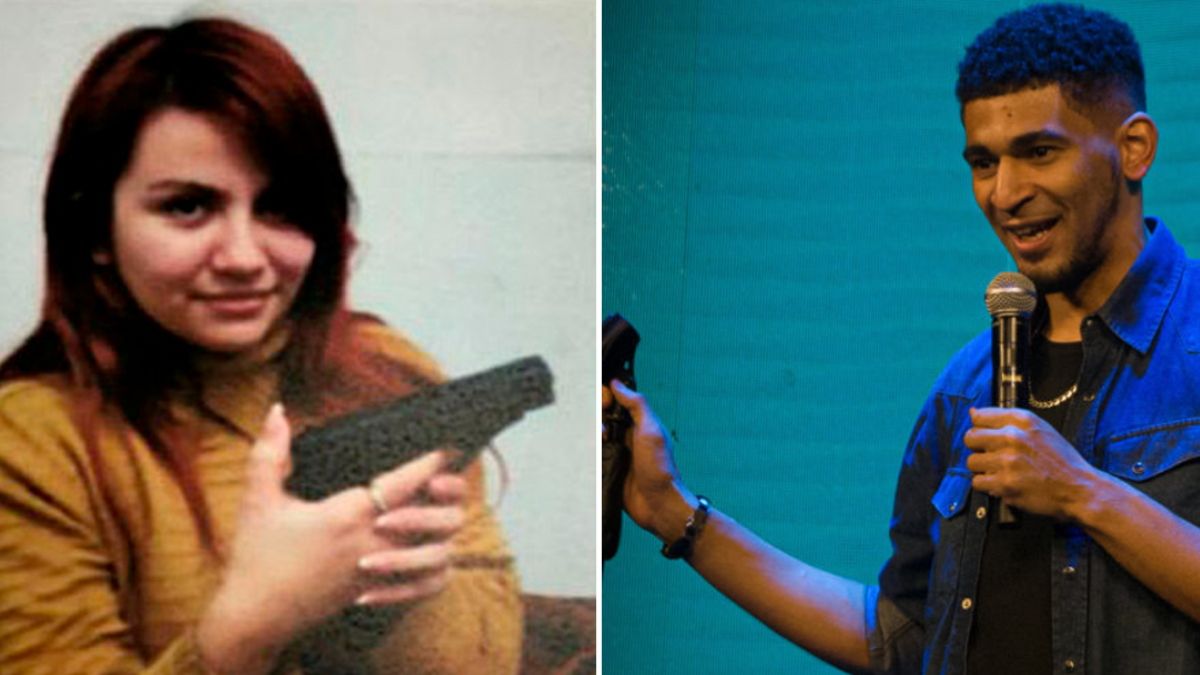 Brenda Uliarte y Sabag Montiel participaron del cumpleaños del humorista días antes del atentado a Cristina Kirchner (Foto: Archivo).