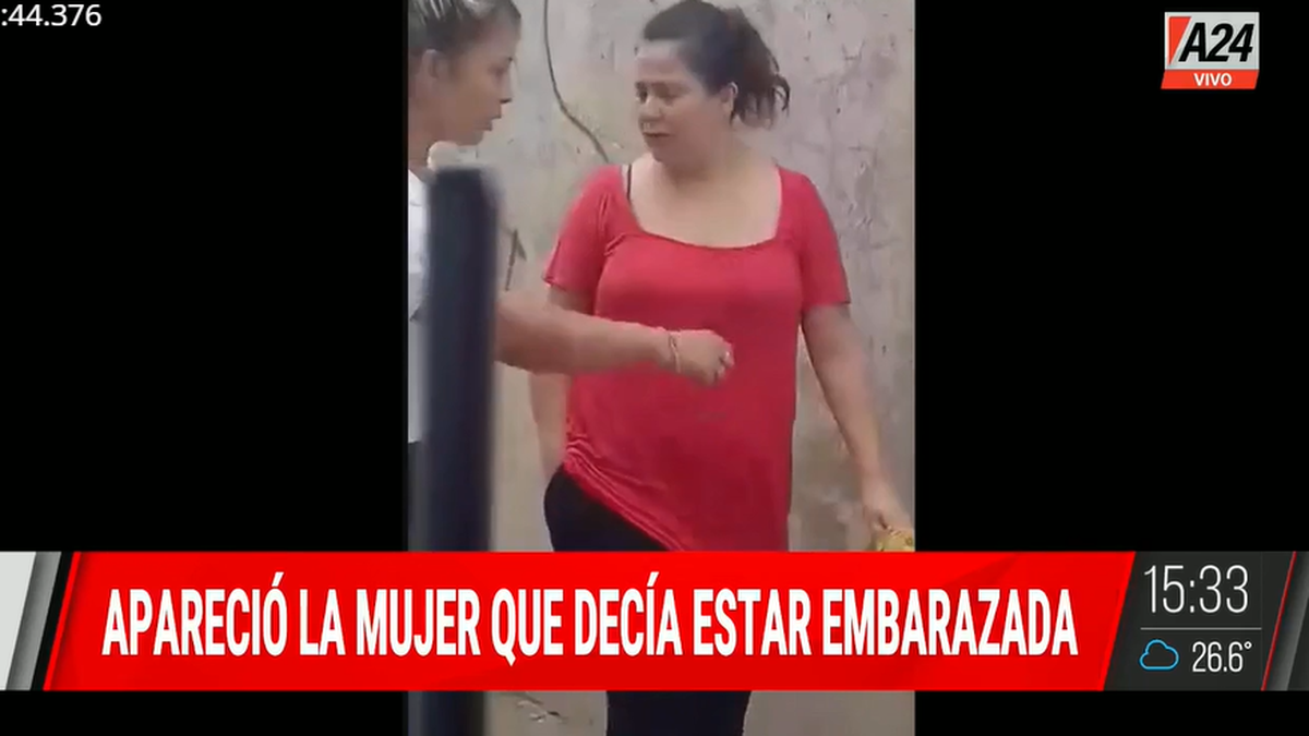 Berazategui: Yésica Cuevas apareció en buen estado de salud. (Captura de pantalla A24)&nbsp;