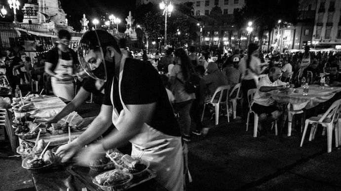 Movimientos sociales se organizan para entregar comida a 1.500 personas en una cena de Nochebuena