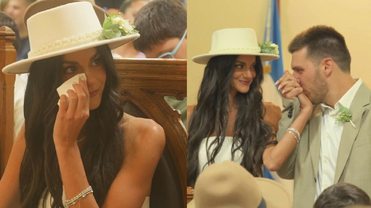 Emily Lucius se casó con Rodrigo Valladares, el sobrino de Mauricio Macri: las fotos y video del emotivo civilEmily Lucius se casó con Rodrigo Valladares, el sobrino de Mauricio Macri: las fotos y video