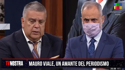 Jorge Rial y Luis Ventura, juntos en dúplex para homenajear a Mauro Viale: El afecto sigue siendo el mismo