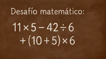 La regla esencial para resolver este desafío matemático es conocido como PEMDAS (por sus siglas en inglés) o jerarquía de operaciones.