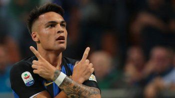 Lautaro Martínez marcó su primer gol en la Serie A en el triunfo del Inter ante Cagliari