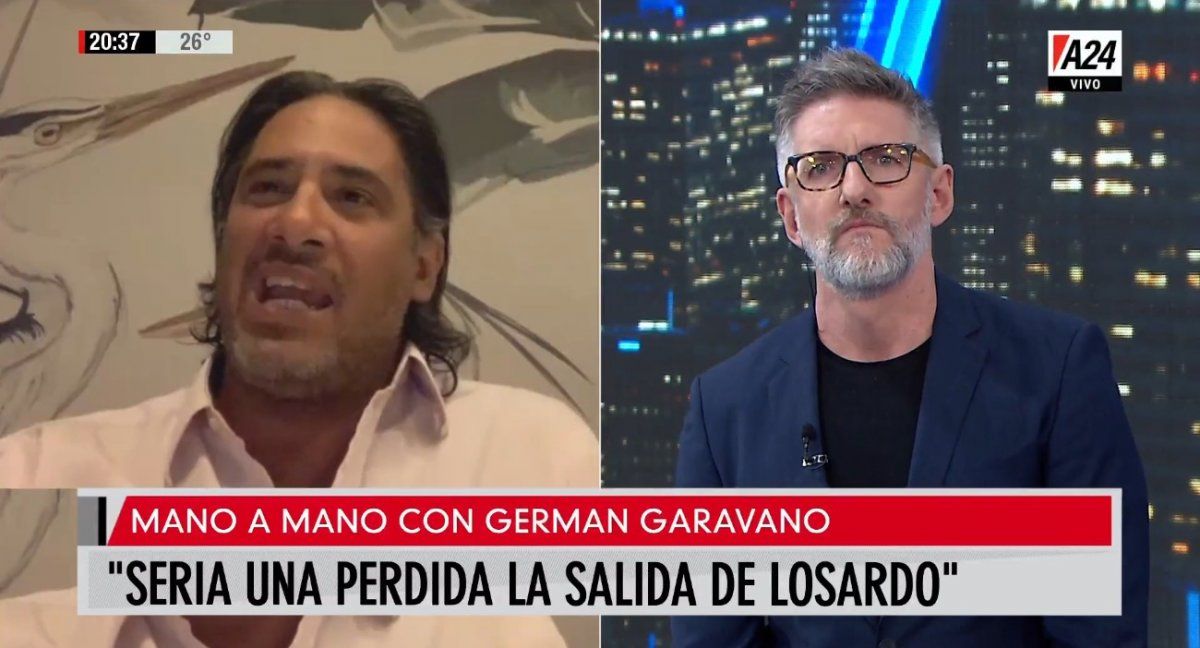 Germán Garavano entrevistado por Luis Novaresio.