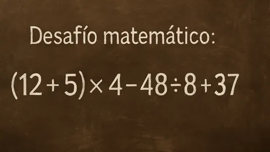 Desafío matemático: casi nadie lo resuelve antes de los 10 segundos