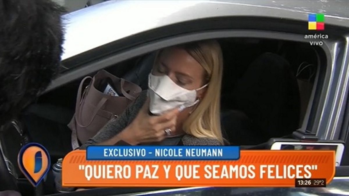 Nicole Neumann sobre la relación con su ex, Fabián Cubero, y su pareja Mica Viciconte: "Quiero paz y que seamos felices".