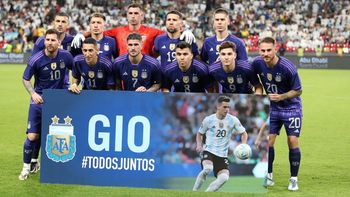 La emotiva reacción de Giovani Lo Celso tras el gesto de la Selección Argentina