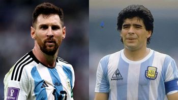 El emocionante video que se viralizó con Messi y Maradona para la final del Mundial Qatar 2022