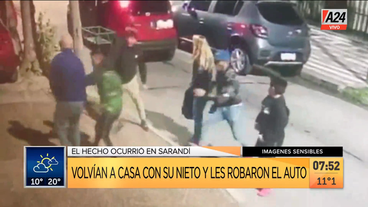 Otra vez, un menor en medio de un robo en Sarandí