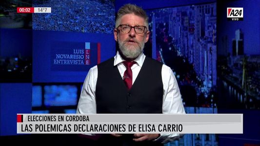 Novaresio reflexionó sobre los dichos de Carrió sobre De la Sota y contó qué le dijo la hija del ex Gobernador