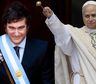 Milei recibirá al papa León XIV al pie del avión y el Gobierno evalúa transmitirlo por cadena nacional